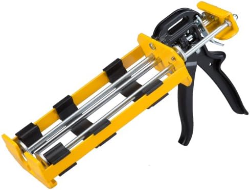 Dripless Brand DC600 Dual Component Adhesive Applicator | 22 oz Dual Cartridge Capacity | 26:1 Thrust Ratio | 1:1 or 2:1 Mix Ratio for High Viscosity Epoxy and Adhesives | Professional Grade