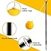 Tetherball Set with Base - Heavy Duty Tetherball Set Ball and Rope and Pole 9.3FT - Portable Tether Ball Set for Kids Dogs Backyard