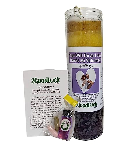 Do as I Say Dressed Candle Kit - Veladora Kit Harás mi voluntad