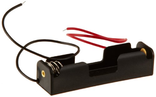 Ajax Scientific Battery Holder with Lead Wire, 1x AA Cell (Pack of 10)
