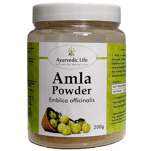 Image of Ayurvedic Life Amla Powder | for Hair, Skin & Immunity Support - 200 Gm