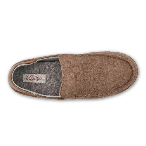 OLUKAI Nohea Hulu Women's Slippers, Soft & Comfortable Slippers with Fleece Lining, Wool Blend Footbed & Drop-In Heel Design2