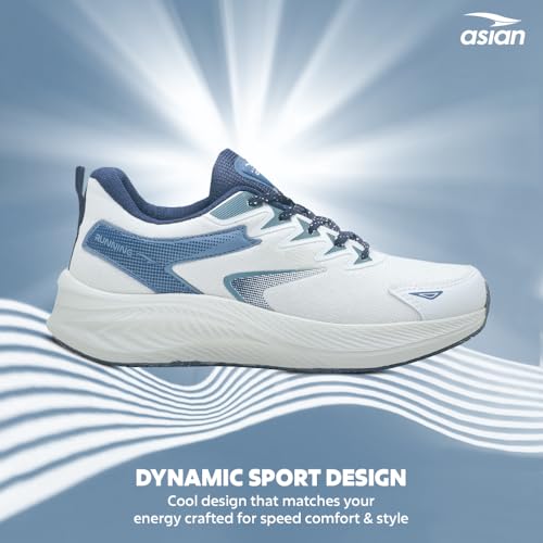 Image of ASIAN Boss-26 Running Shoes for Men | Lightweight Casual Sports Shoes for Walking, Jogging, Gym Boys Stylish Sneaker with Breathable & Anti-Slip Durable Sole