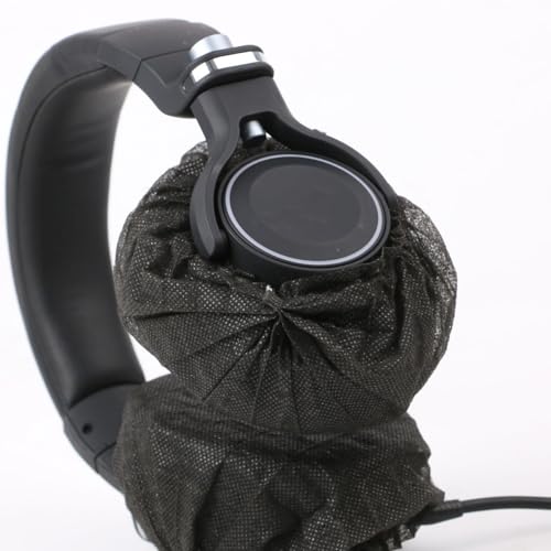 ZYAMY 100PCS Tapones para Auriculares Desechables Higiénicos de Tela No Tejida Protectores Elásticos para Almohadillas de 8 cm Especial para Cafés de Internet, Bibliotecas, Hospitales, Hoteles miniatura 5