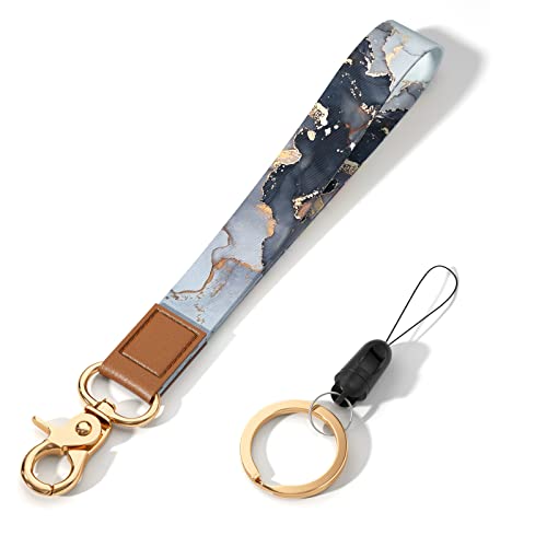 Image of Wrist Lanyard Key Chain, Cute Wristlet Strap Keychain Holder for Women Men Car Keys ID Badges Card Wallet Phone Camera