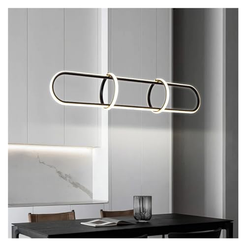 Lustre LED cuisine moderne réglable avec télécommande pour escalier et salon - 6