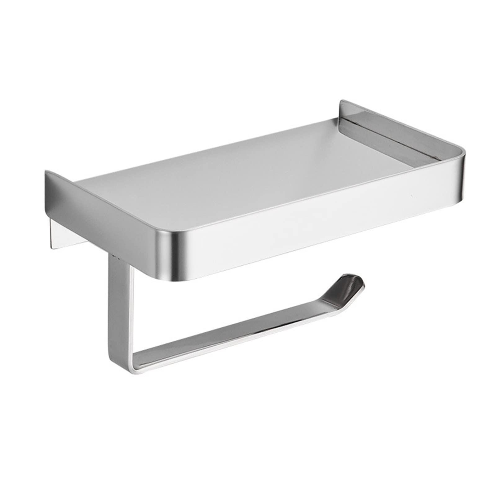 Paper Towel Holders Paper Towel Hooks Bathroom Toilet Holder for Kitchen Bathroom and Toilet(Silver)