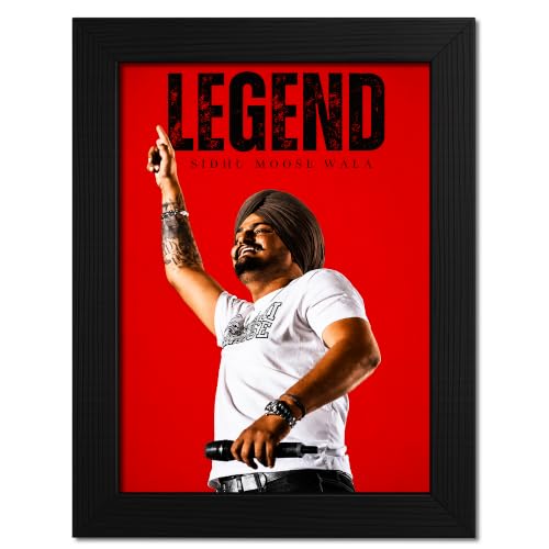 DcreativeIdeas Sidhu Moose Wala Framed Poster 9x12 inches - Image 2