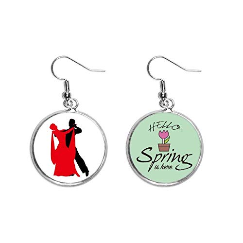 Pendientes de baile social que celebran la pasión del duet dance