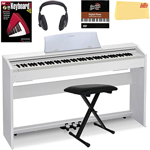 Casio Privia PX-770 Piano numérique avec banc réglable, livret d’instructions (français non garanti), DVD d’instructions… - Les Beatles, Paul McCartney, John Lennon, RIngo Starr, George Harrison Casio Privia PX-770 Piano numérique avec banc réglable, livret d'instructions (français non garanti), DVD d'instructions…