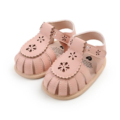 Image of Infant Baby Girls Boys Summer Sandals Premium Unisex Non Slip Rubber Soft Sole Breathable Toddler First Walker Outdoor Beach Shoes