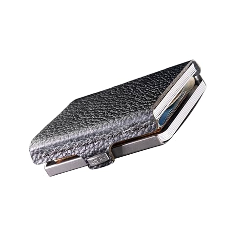 I-CLIP MAX Original Silber Pure Black - Kartenetui – Slim Wallet mit Platz für 16 Karten- Geldscheinklammer für bis zu 30 Geldscheine - 2 Münzfächer - leichtes und Flexibles Portemonnaie I-CLIP MAX Original Silber Pure Black - Kartenetui – Slim Wallet mit Platz für 16 Karten- Geldscheinklammer für bis zu 30 Geldscheine - 2 Münzfächer - leichtes und Flexibles Portemonnaie