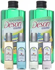 Aspirador Rainbow - Kit 2 Odorizer 475ml + 4 Fragrâncias 120 ml