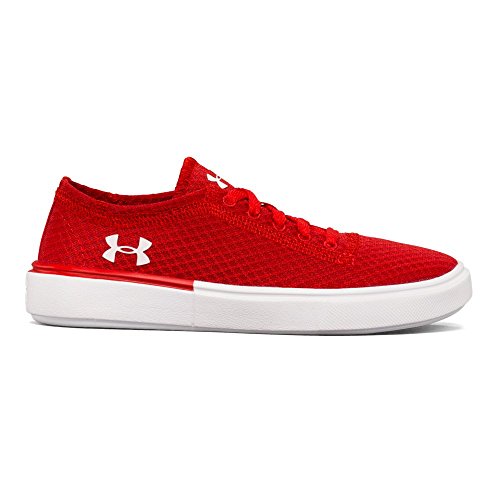Under Armour Unisex-Child Pre School Kickit2 Low Sneaker, Red (600)/White, 13K2