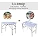 Outsunny Folding Camping Table with Faucet and Dual Water Basins, Outdoor Fish Table Sink Station, for Picnic, Fishing, 40''