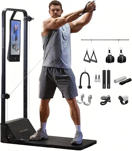 Speediance Home Gym, Smart AI-Powered Multi-Functional Smith Machine for Full Body Strength Training, All-in-one Gym Equipment, Digital Weight System, Workout Station, Squat Rack, Gym Monster 2