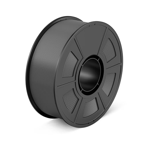 Image of Hyper PLA+ 3D Printer Filament, High Toughness PLA Plus 3D Printing Filament 1.75mm, Enhanced Strength, Compatible with Bambu Lab & Most FDM 3D Printers, 1kg Spool (Grey)