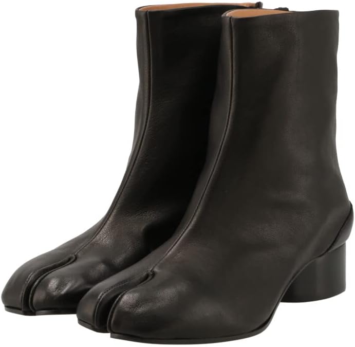 メゾンマルジェラ　ヒールブーツ　総柄プリント　レザー　イタリア製　箱付き　38 Maison Margiela MAISON MARGIELA メゾンマルジェラ 22