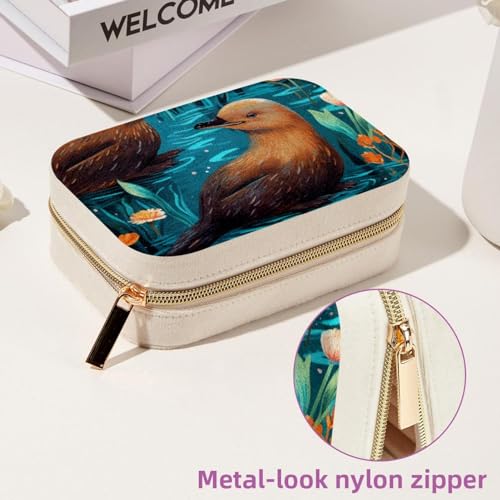 Boîte à bijoux velours ornithorynque, cadeau idéal pour femme - 7