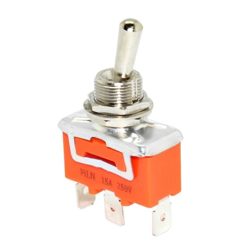 FILN 250V/15A 2 pins on Off Heavy Duty auto Boat Toggle Switch Rocker Switch