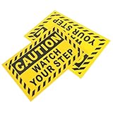 Toddmomy 2stücke Warnstreifen Für Rutschfeste Bodenaufkleber Warnschild Für Nassen Boden Geeignet Für Innen Und Außenbereich Zur Gefahrenvermeidung Und Sicherheitswarnung