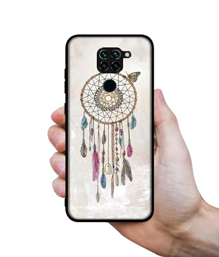 Image of Wall Hanging Design Premium 2D Printed Metal Back Case Cover for Mi Redmi Note 9 4G