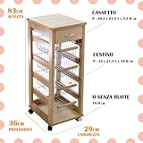 Zoom IMG-2 ma maison carrello salvaspazio da Zoom IMG-2 ma maison carrello salvaspazio da