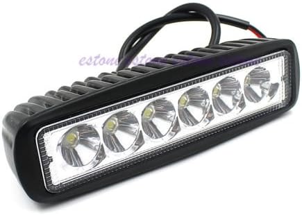 Pair 6" Inches Cree LED Universal Fit Fog Driving Light Bar ATV Bike Jeep Truck GP Xtreme