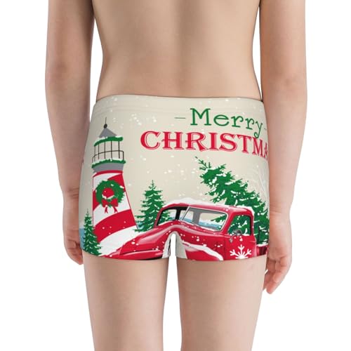 Boys' Cotton Boxer Brief Soft Underwear-Merry Christmas3