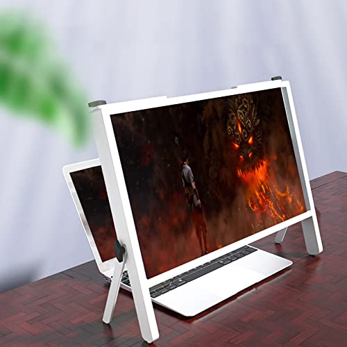 HZYDD 21 Inch Portable Laptop Monitor, Laptop Stand Anti-Radiation Screen Screen Enlarger Angle Free Adjustment, 3D Hd Mobile Video Amplifier, for Old People, Children, Movie L