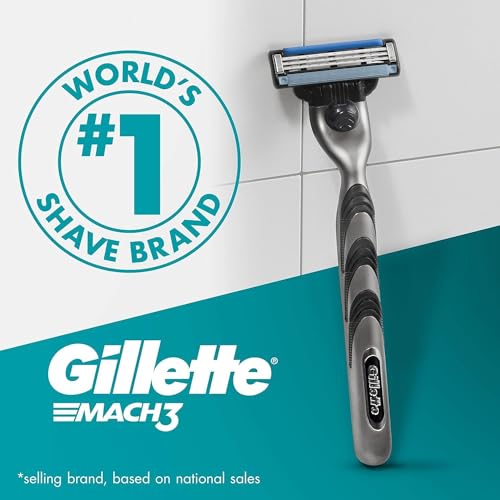 Gillette Mach3 Maquinilla de Afeitar Hombre + 12 Cuchillas de Recambio