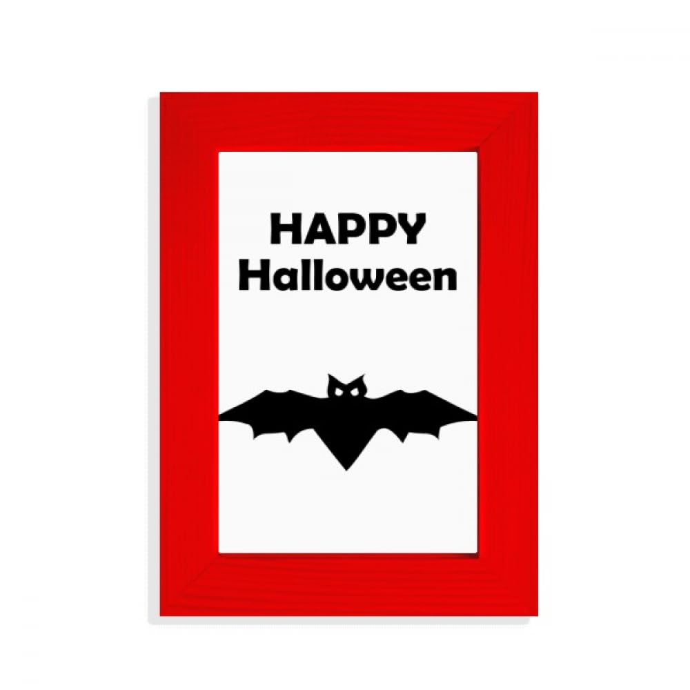 Cadre photo rouge et chauve-souris pour figer vos sourires d'Halloween
