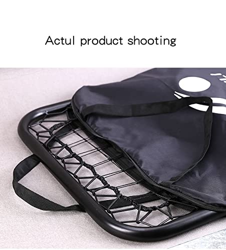 Rete da calcio Pro Rebounder portatile per calcio rimbalzo – Rete di rimbalzo per allenamento portiere (rosso)