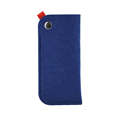 Image of Eyeglasses Bag Original Design Portable Soft Felt Slip In Pouch Case for Sunglasses