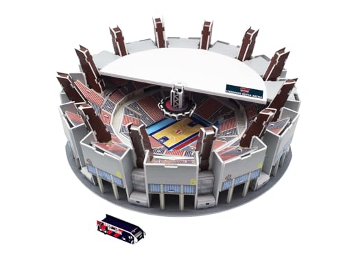 Puzzle 3D de pabellón deportivo Bandai, maqueta multicolor para decorar tu zona de coleccionismo