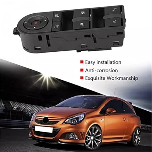 Bouton commande lève-vitre électrique 93162636, finition d'origine