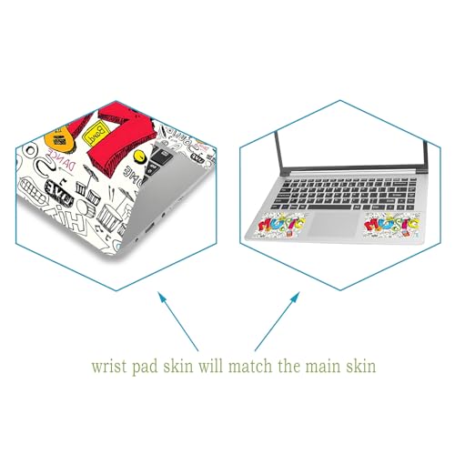 image for ToLuLu Laptop Decal Sticker Skin Cover, 12