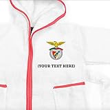 bgeurope accappatoio per bambini personalizzato - benfica (logo + nome (fino a 10 lettere), 6)