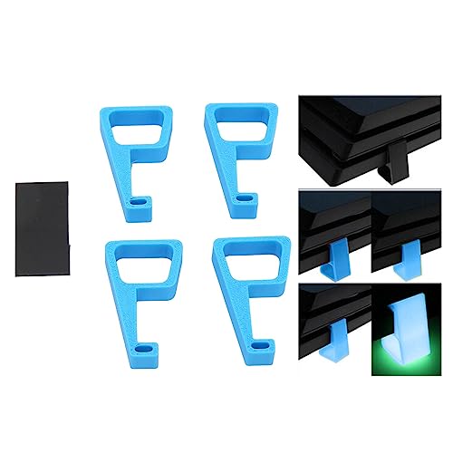 Image of Bracket for Slim, 4PCS Console Horizontal Holder Game Machine Cooling Legs with Anti Slip Pads, Heightening Bracket for Slim, for Better Heat Dissipation (Blue)