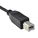 USB 2,0 24AWG Alto Velocidad Cable Impresora Cable A a B Negro...