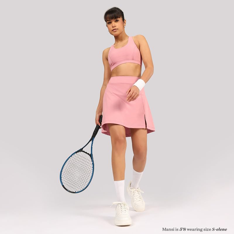 Image of BlissClub Ultimate Skorts | in-Built Shorts | Side Pocket | Side Slit at Hem | Invisible Back Pocket | CloudSoft TM Fabric