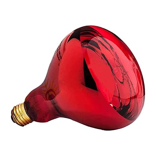Bombilla de Calor infrarroja para uso comercial, personal o Veterinario Cristal resistente Ideal para alimentos, terrarios y tratamiento muscular diámetro 12cm, Onda Corta Potencia 275w, Rosca E27