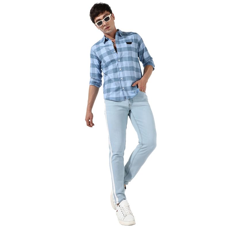 Image of CAHOOT Men's Shirt for Casual Wear | Spread Collar | Short Sleeve | Regular Fit | Button Closure | Shirt Crafted with Comfort Fit for Casual Wear