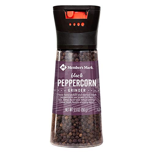 Member's Mark Black Pepper Grinder 5.5 Oz. (Pack Of 3) A1 #TOP13