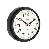 Einfach aufzuhängen. Die perfekte Wanduhr für Büro, Klassenzimmer, Schlafzimmer, Badezimmer und jeden Raum in Ihrem Zuhause