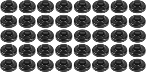 Image of Magnet Zip Tie Mount Clips Magnetic Zip Ties Mount Base Holder Strong Wire Cable Holder Mount Wire Clips Management for Home Office Marine Electrical Wiring (D23 20Pcs) (Pack of 2)