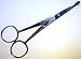 5" curved MUSTACHE + NOSE HAIR SCISSORS mulit-purpose w/safety tips
