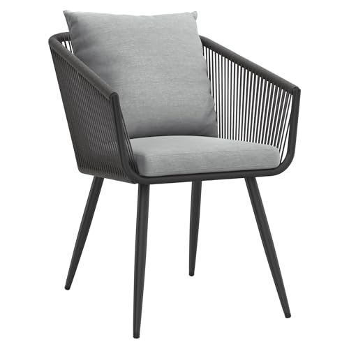 OUTLIV. Alex Gartenstuhl in Anthrazit, 58,5x63,5x79 cm, rostfreies...