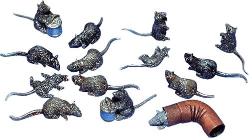 Figurines de rats 1:35 pour créer des scènes de ruines historiques saisissantes