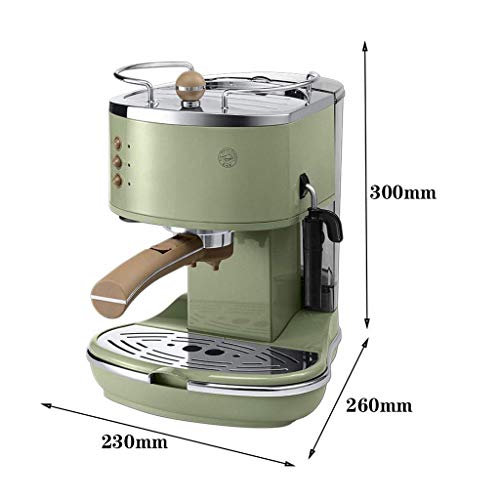 Filterkaffeemaschinen Kaffeemaschine Die halbautomatische Kaffeemaschine im Retro-Stil ist für Haushaltsschaum… – Bild 3